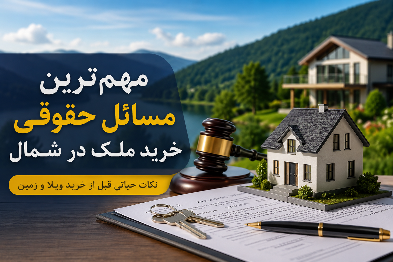 مهم‌ترین مسائل حقوقی خرید ملک در شمال