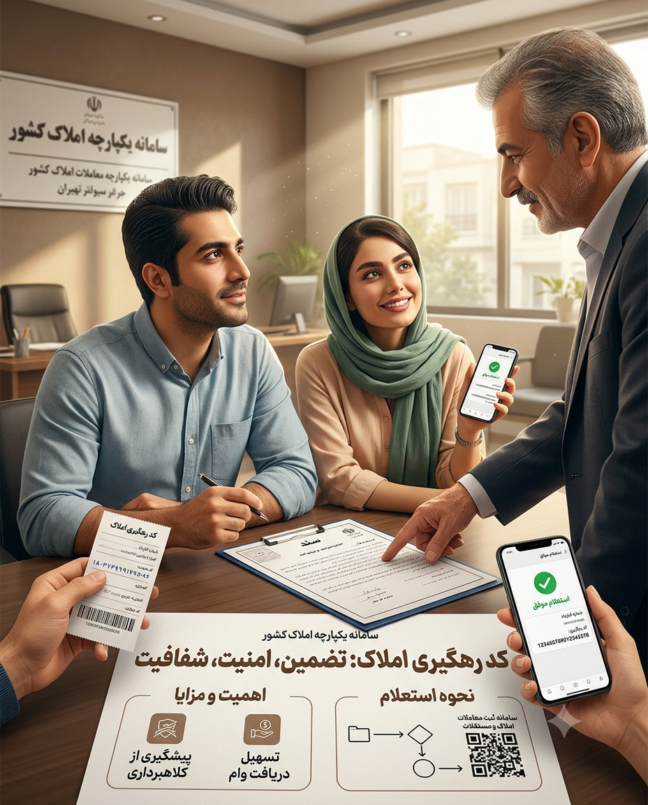 کد رهگیری املاک چیست؟ اهمیت، مزایا و نحوه استعلام
