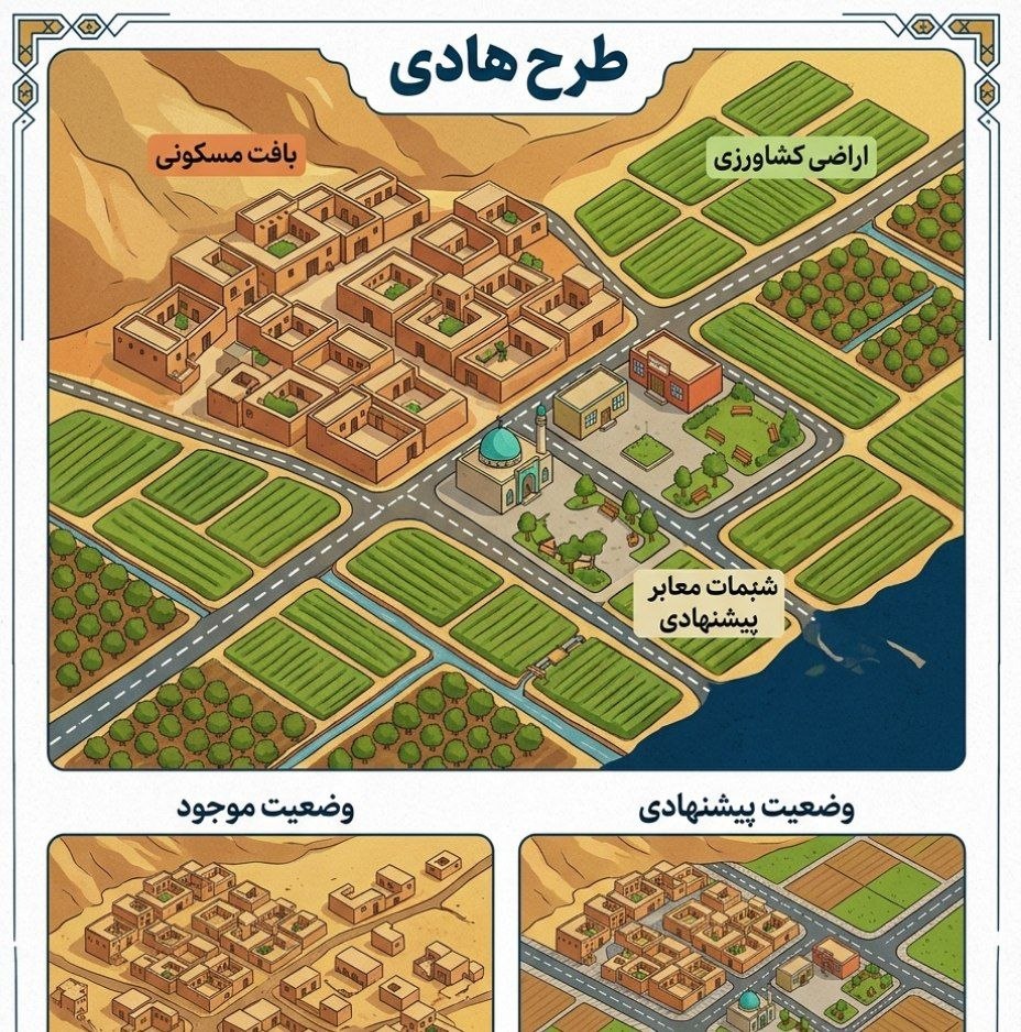 طرح هادی چیست؟ بررسی کامل قوانین، انواع بافت زمین
