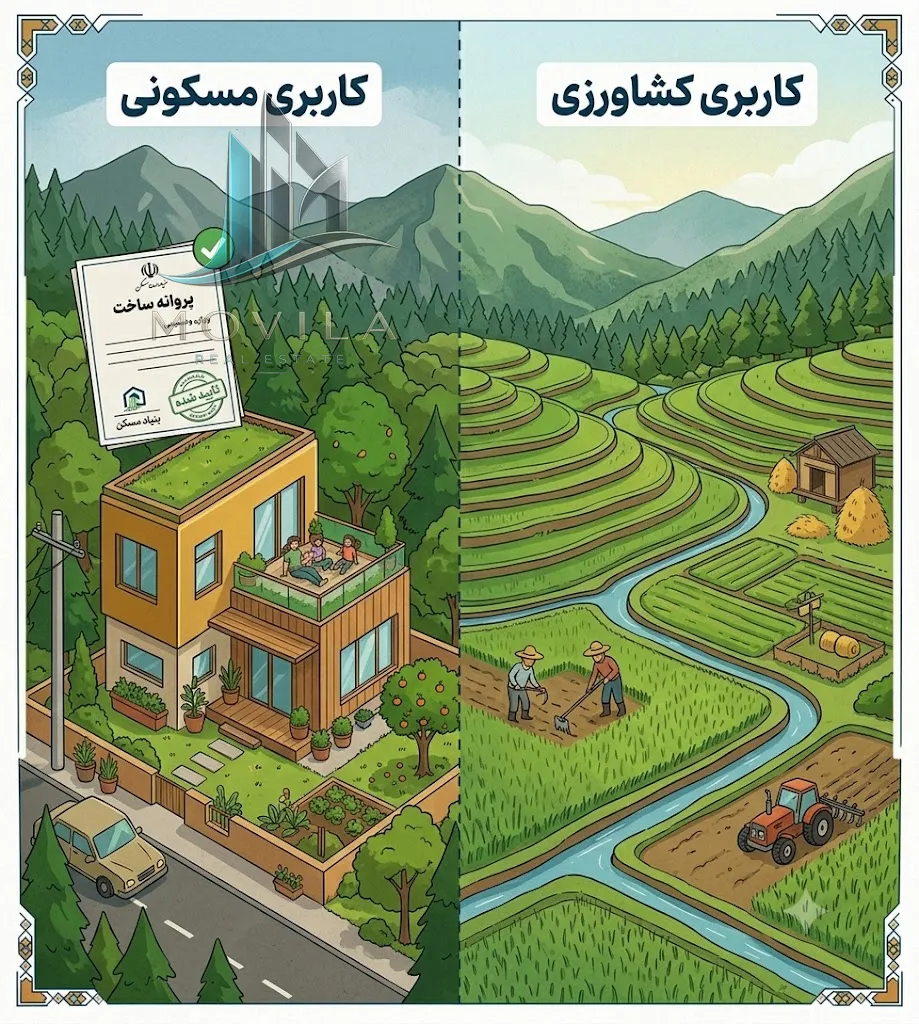 کاربری زمین چیست؟ راهنمای کامل انواع کاربری زمین
