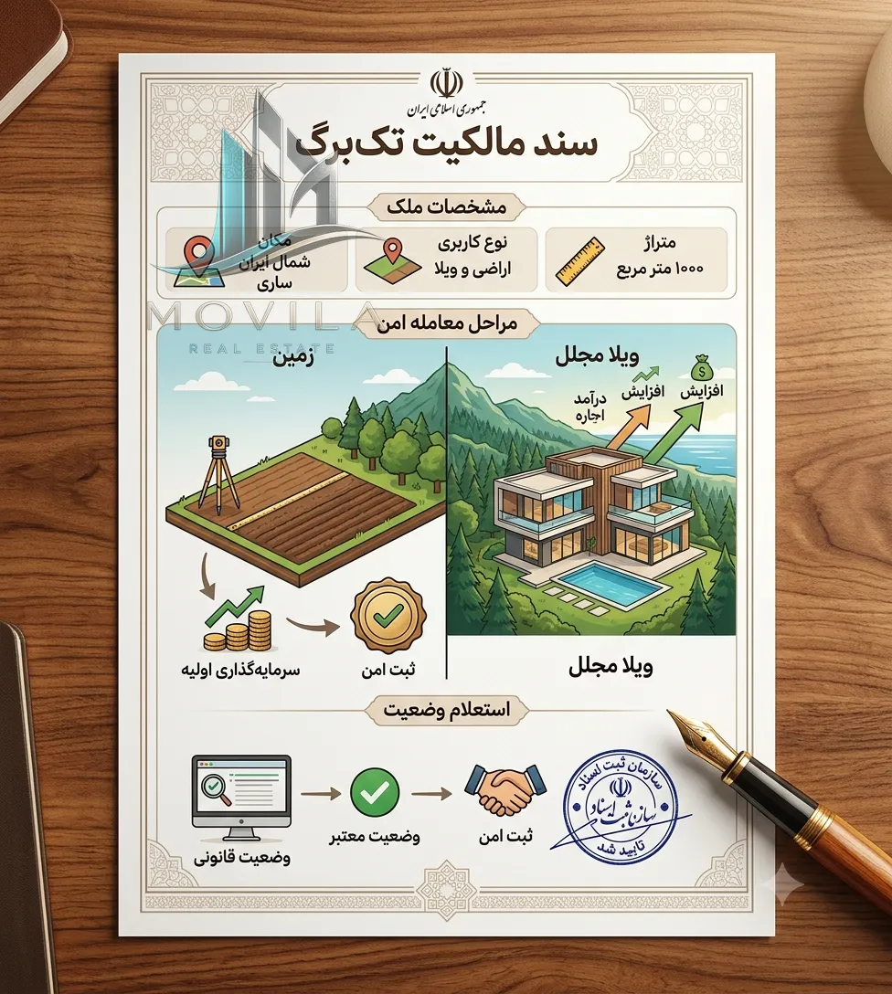 استعلام سند ملک | آموزش بررسی اصالت سند قبل از خرید زمین و ویلا