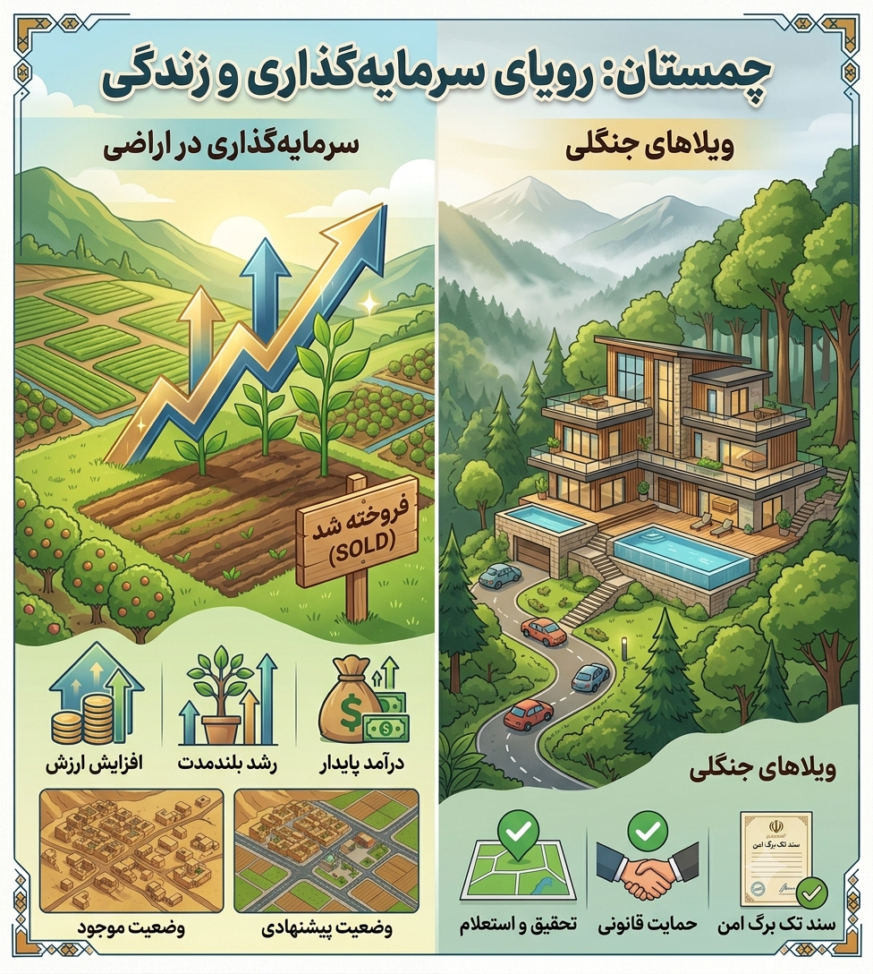 بهترین شهرهای شمال برای خرید ویلا و سرمایه گذاری زمین